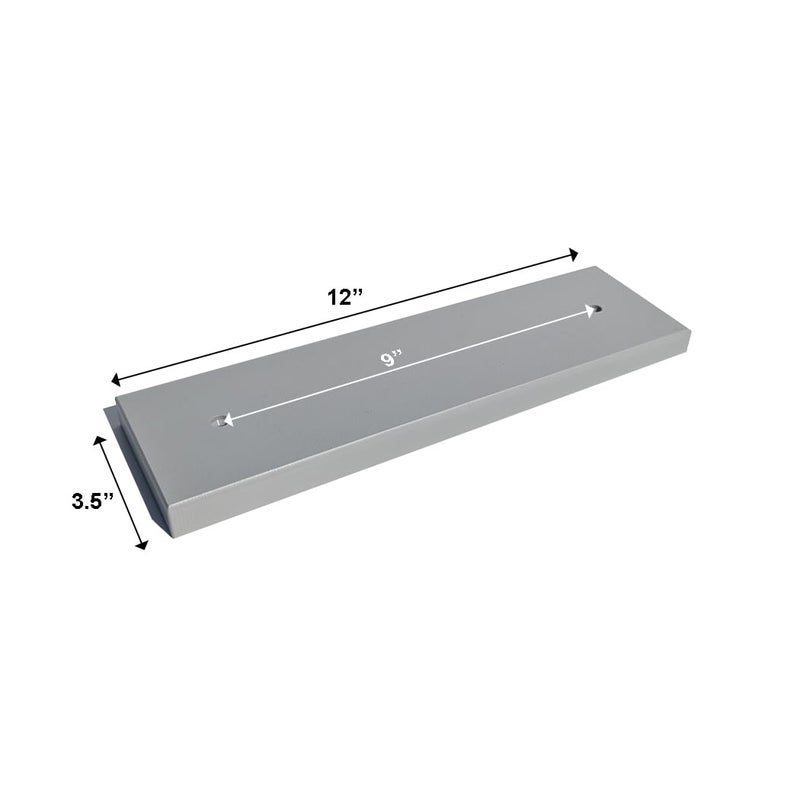 Bert's Custom Tackle Transducer Mounting Board â€“ Dolphin Gray | USA Made Marine-Grade Board - Image 2